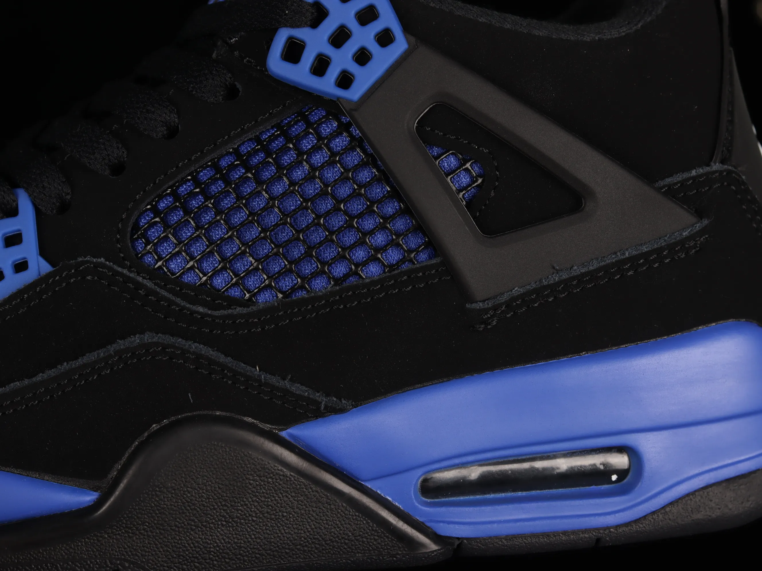 All categories Air Jordan Jordan series basketball shoes Air Jordan 4 Air Jordan 4 Retro "Heilan" AJ4 Joe 4 black and blue retro casual sports culture basketball shoes CT8527-018